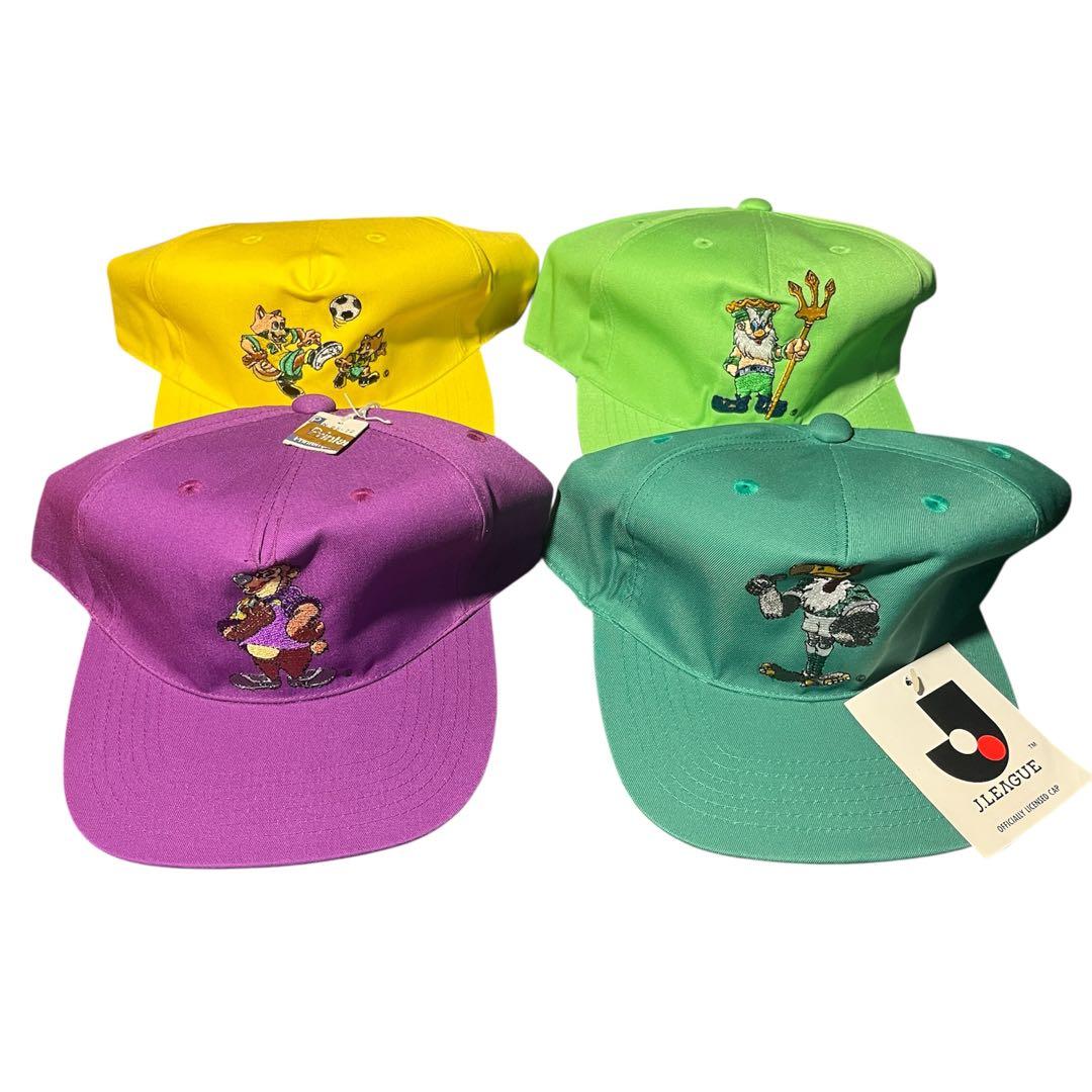 90sデッドストック Jリーグ公式マスコットキャップ12点セットタグ付