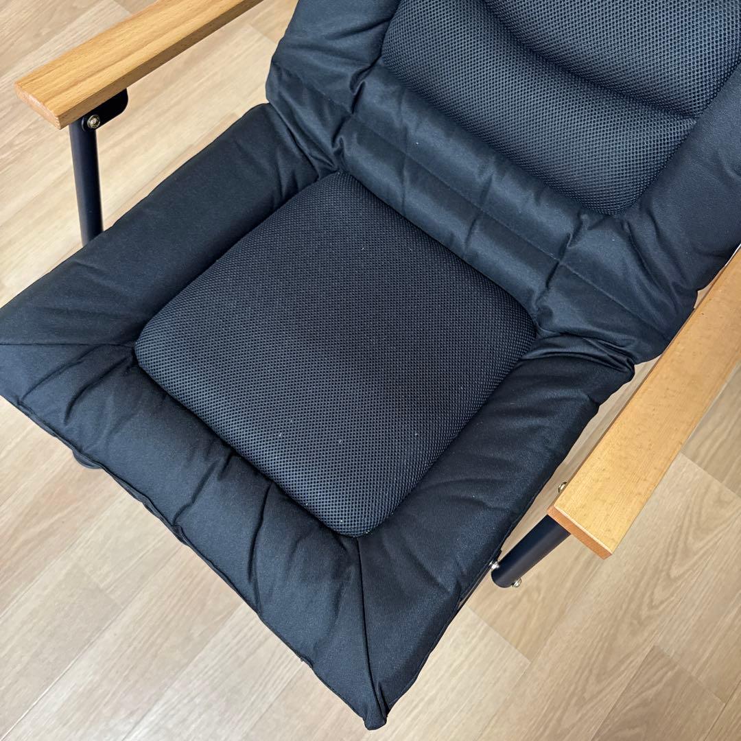 Noe どこでもチェア　リクライニングチェア　ブラック