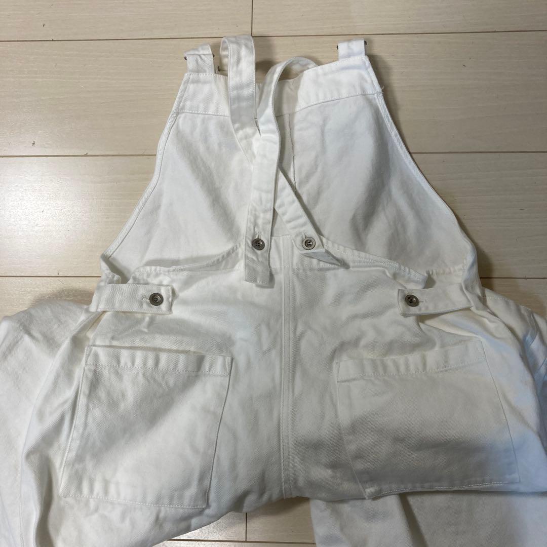 かぐれホワイトデニムサロペット