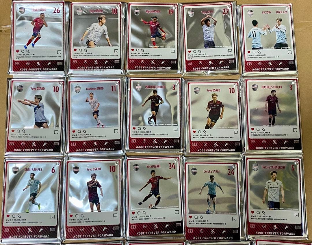 ヴィッセル神戸 2023ビクトリーグッズ アクリルカード 全26試合セット