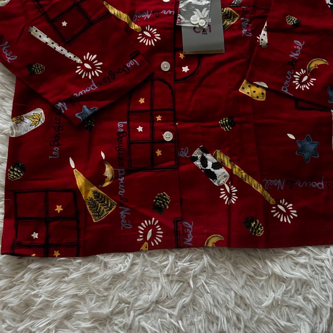 新品　タグ付き　Wacoal ワコール　パジャマ　セットアップ　クリスマス柄