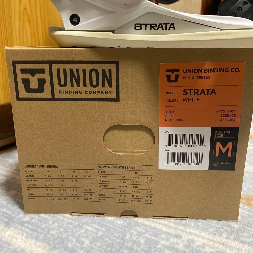 Union STRATA ビンディング ホワイト Mサイズ