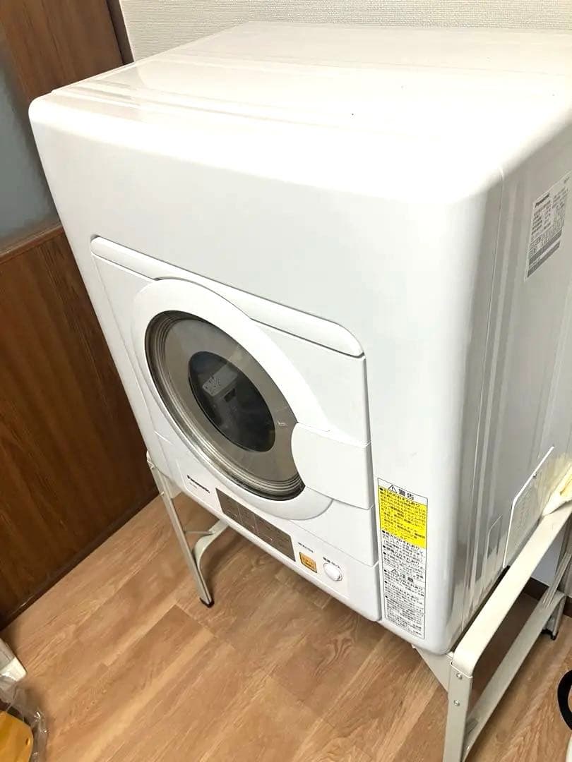 Panasonicドラム式電気乾燥機 NH-D603 2023年製 スタンド付き