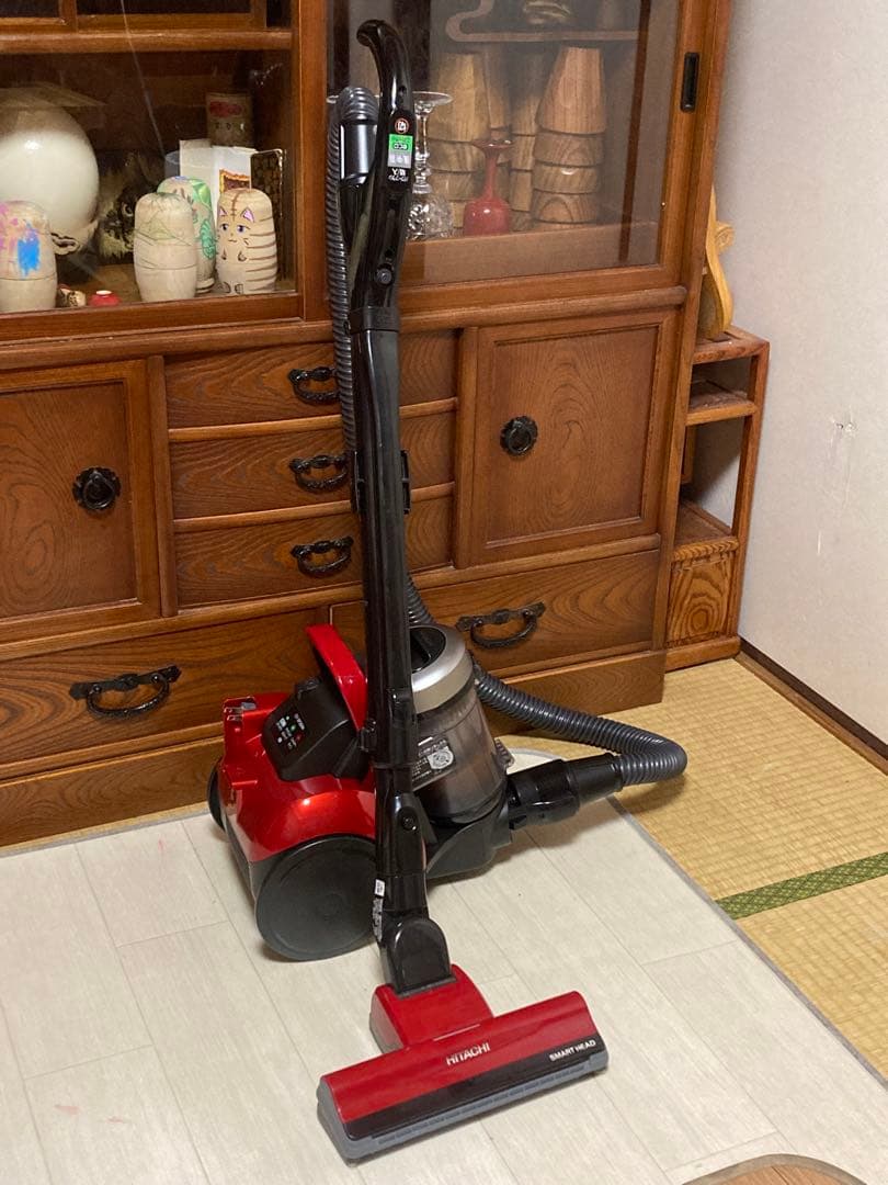 日立 SALE！掃除機 日本製 軽量 CV-SP300H R ルビーレッド