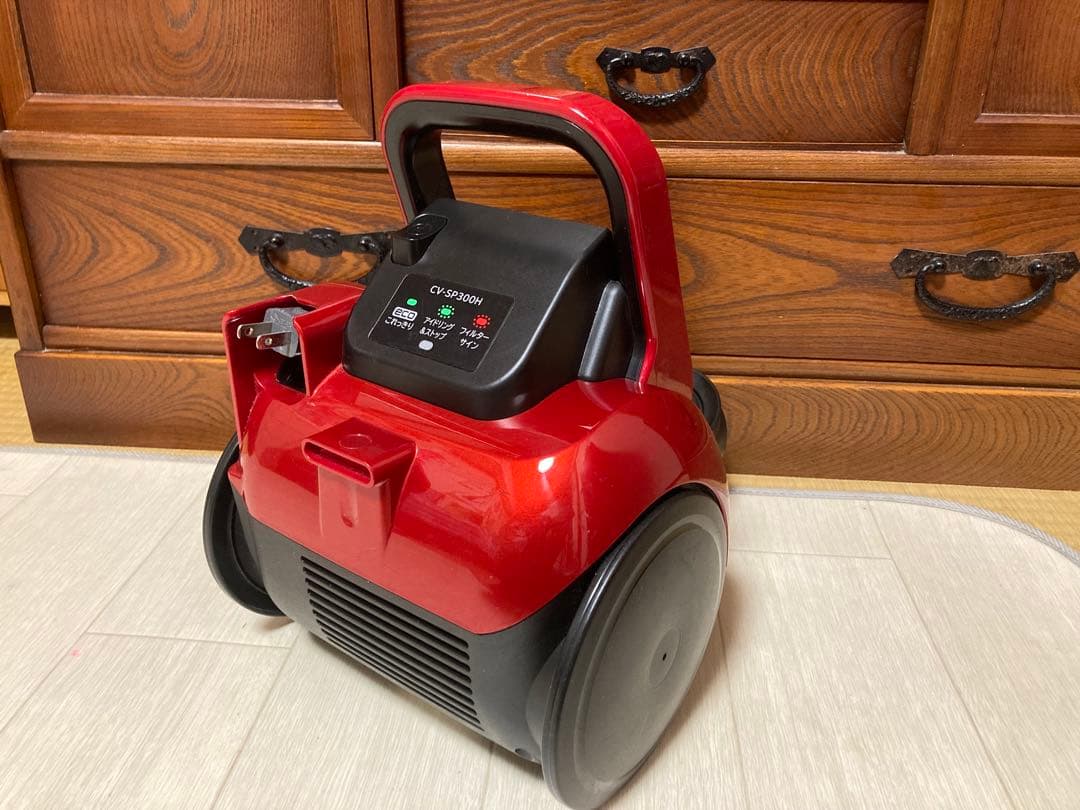 日立 SALE！掃除機 日本製 軽量 CV-SP300H R ルビーレッド