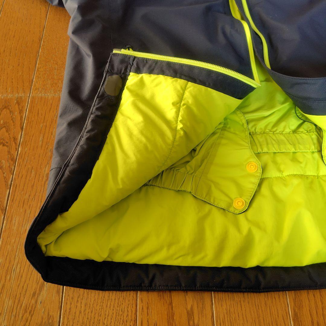 mont-bell 子供用スキーウェア　130〜160　 ネイビー/ライム