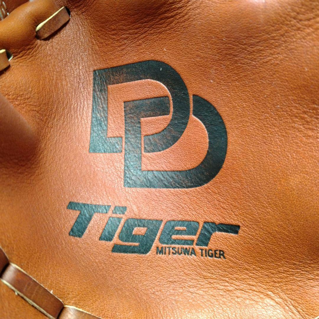 ミツワタイガー グローブ 未使用 タグ付　TIGER DUALDENT　軟式