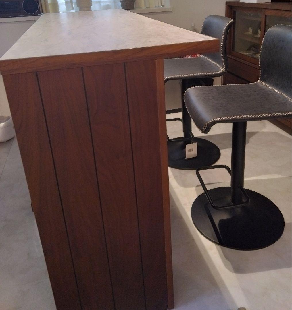 【チャコ】 高野木工　VINE ヴィネ キッチンカウンター　ウォールナット