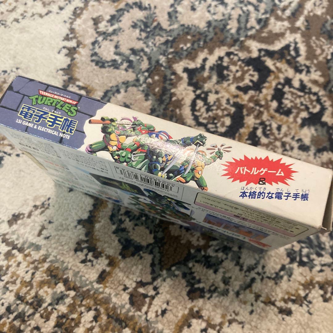 ミュータントタートルズ　電子手帳　LSI 動作品　箱、取説付き　平成レトロ