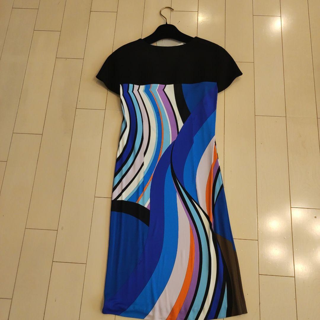 新品未使用　EMILIO PUCCI⭐︎幾何学模様⭐︎ワンピース⭐︎38サイズ