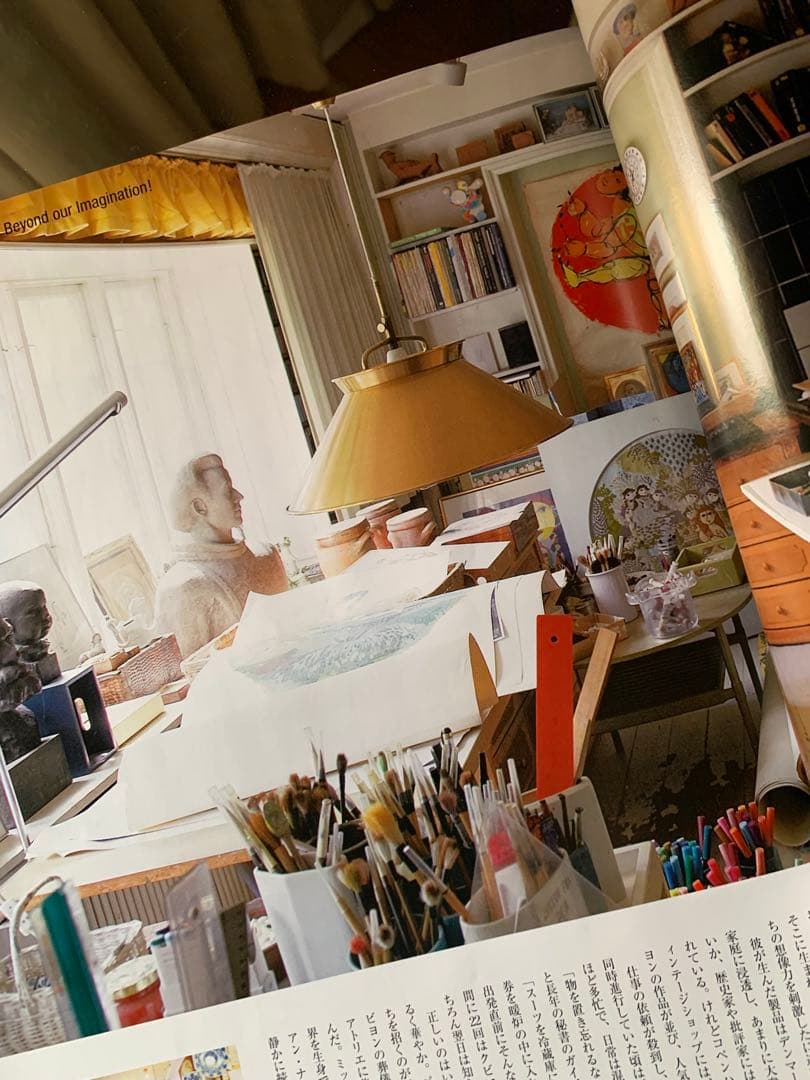 ビョンヴィンブラッド 大型シルバー額ビンテージブルーシルエット少女