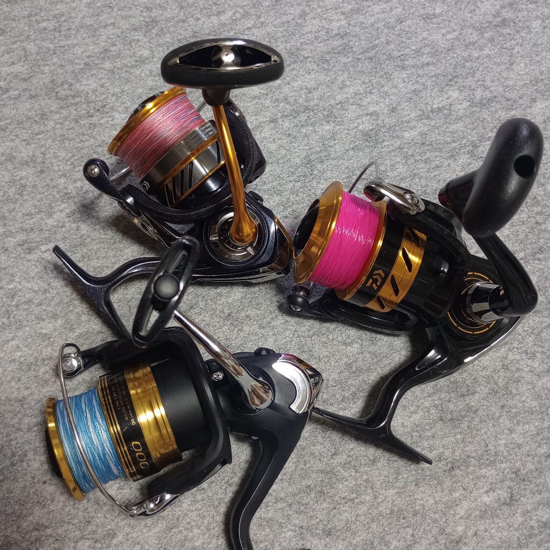 中古リール3台セット　Daiwa REVROS LT 5000D-CH等