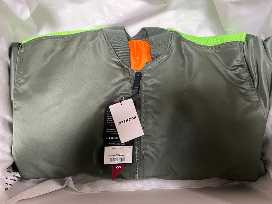 ジャケット・アウター WTAPS Alpha Industries MA-1 CORE OLIVE