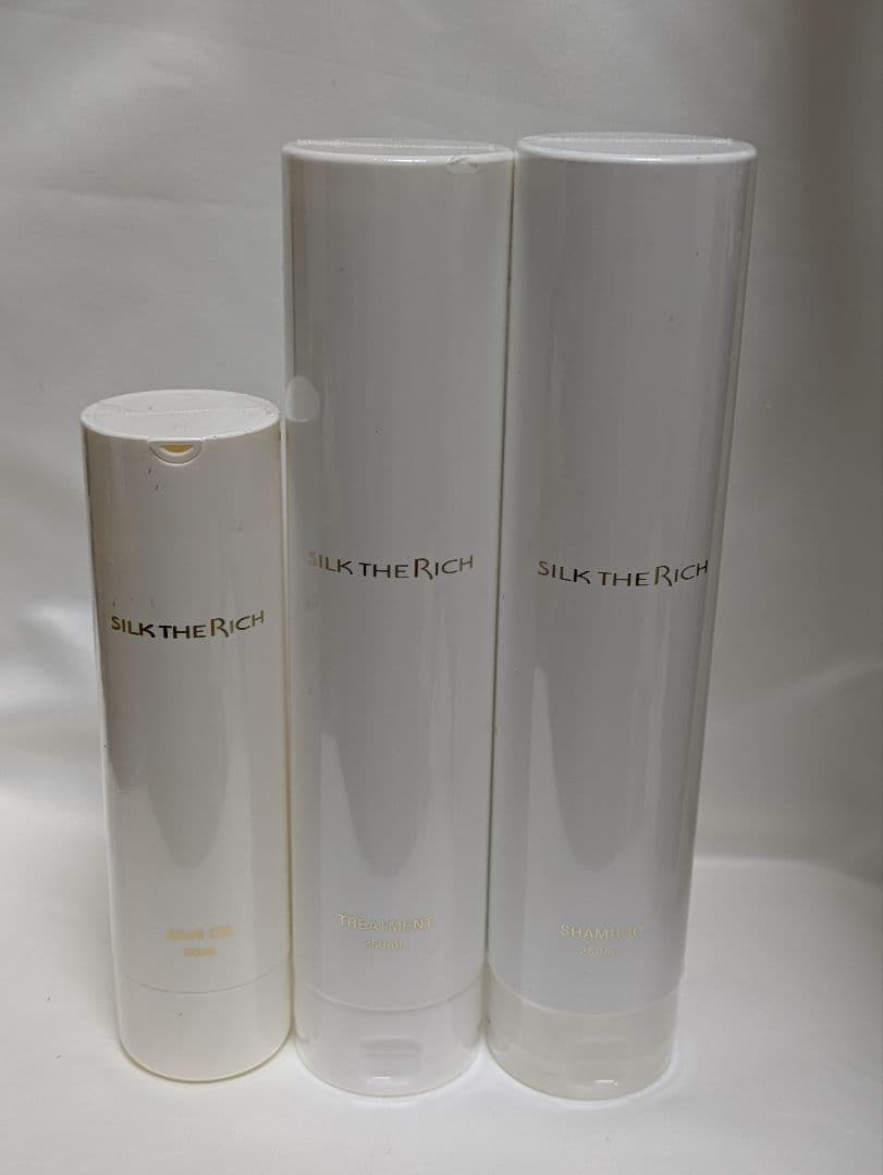 SILK THE RICH シャンプー・トリートメント・ヘアオイルセット - メルカリ