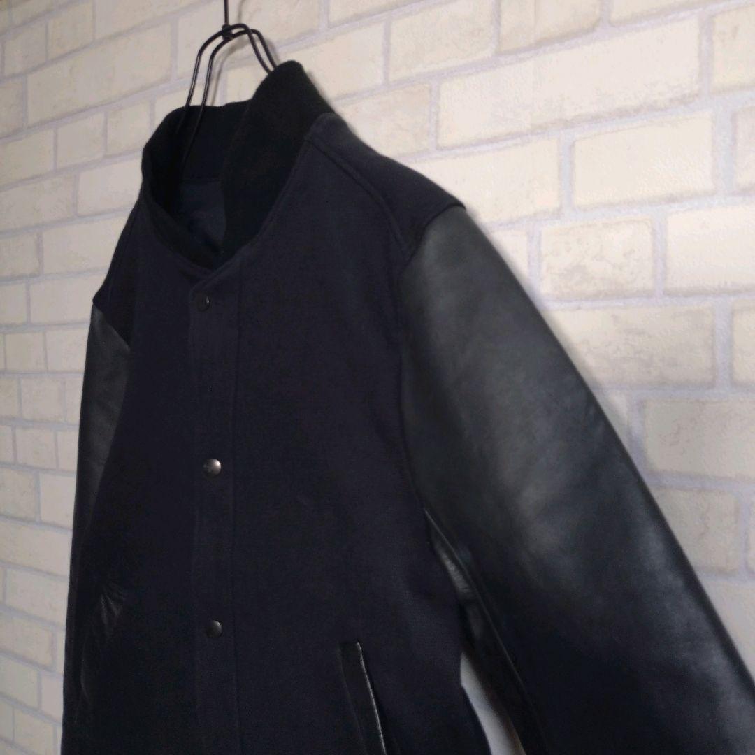 シャマ★shama 日本製 馬革 アームレザー 裏メッシュ スタジャン 灰黒 L