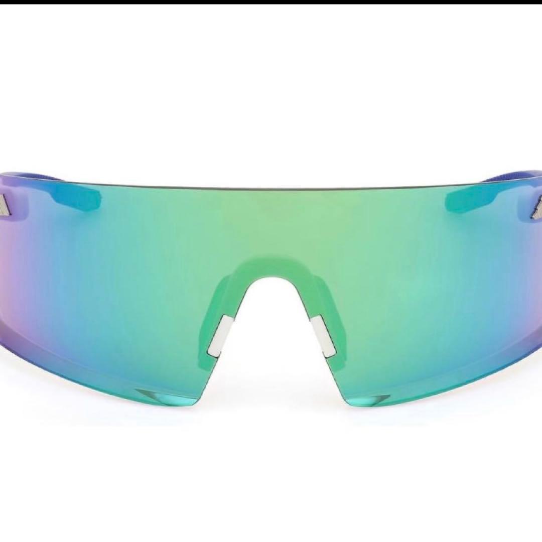 アディダス adidas 箱根駅伝 スポーツグラデーションブルー サングラス