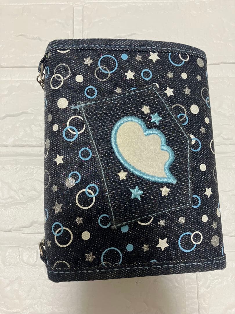 希少 平成レトロ Y2K シール帳 手帳 6穴バインダー デニム チェーン