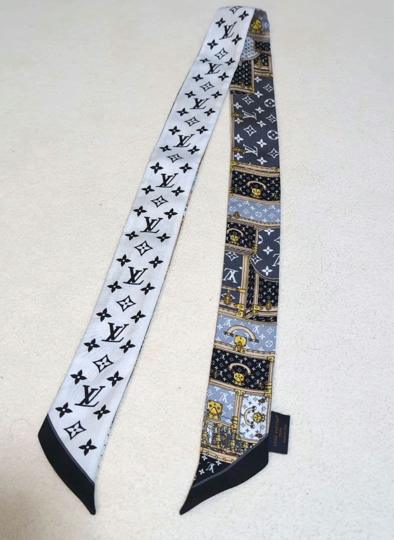 LOUIS VUITTON ツイルスカーフ バンドーBBレッツゴー モノグラム