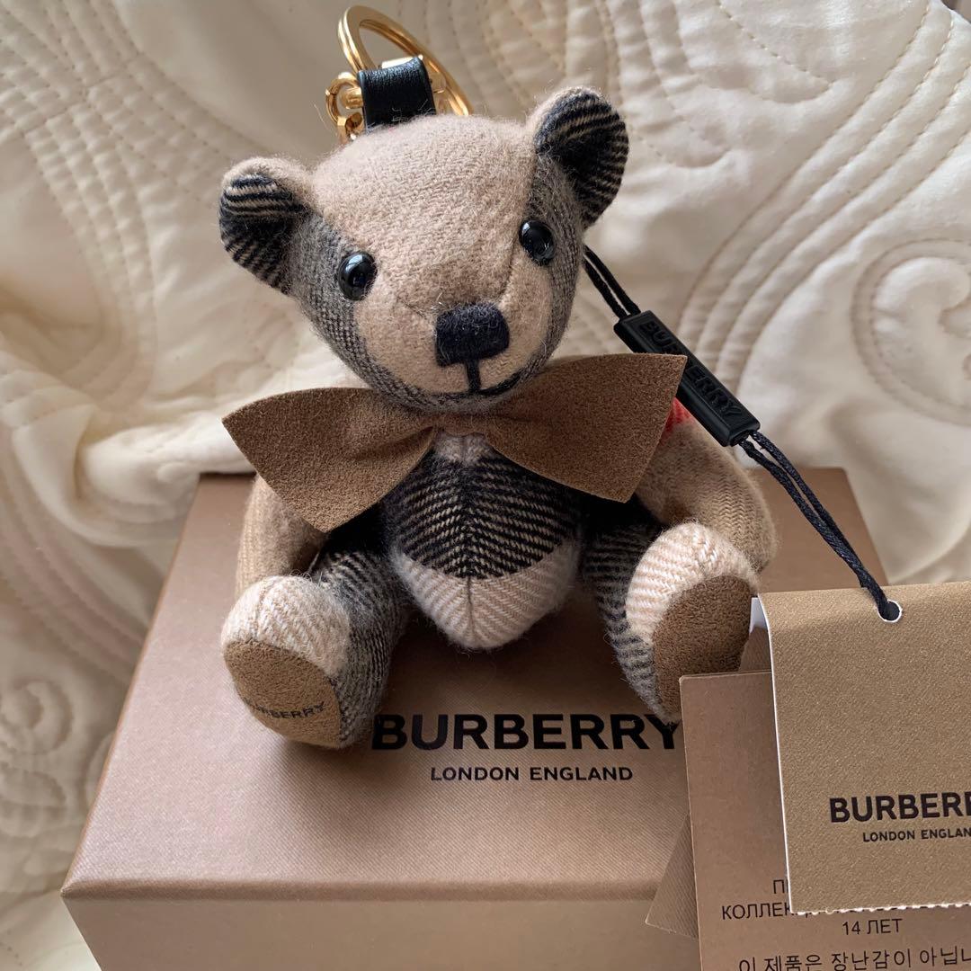 バーバリー BURBERRY くま ベア チャーム キーホルダー キーリング
