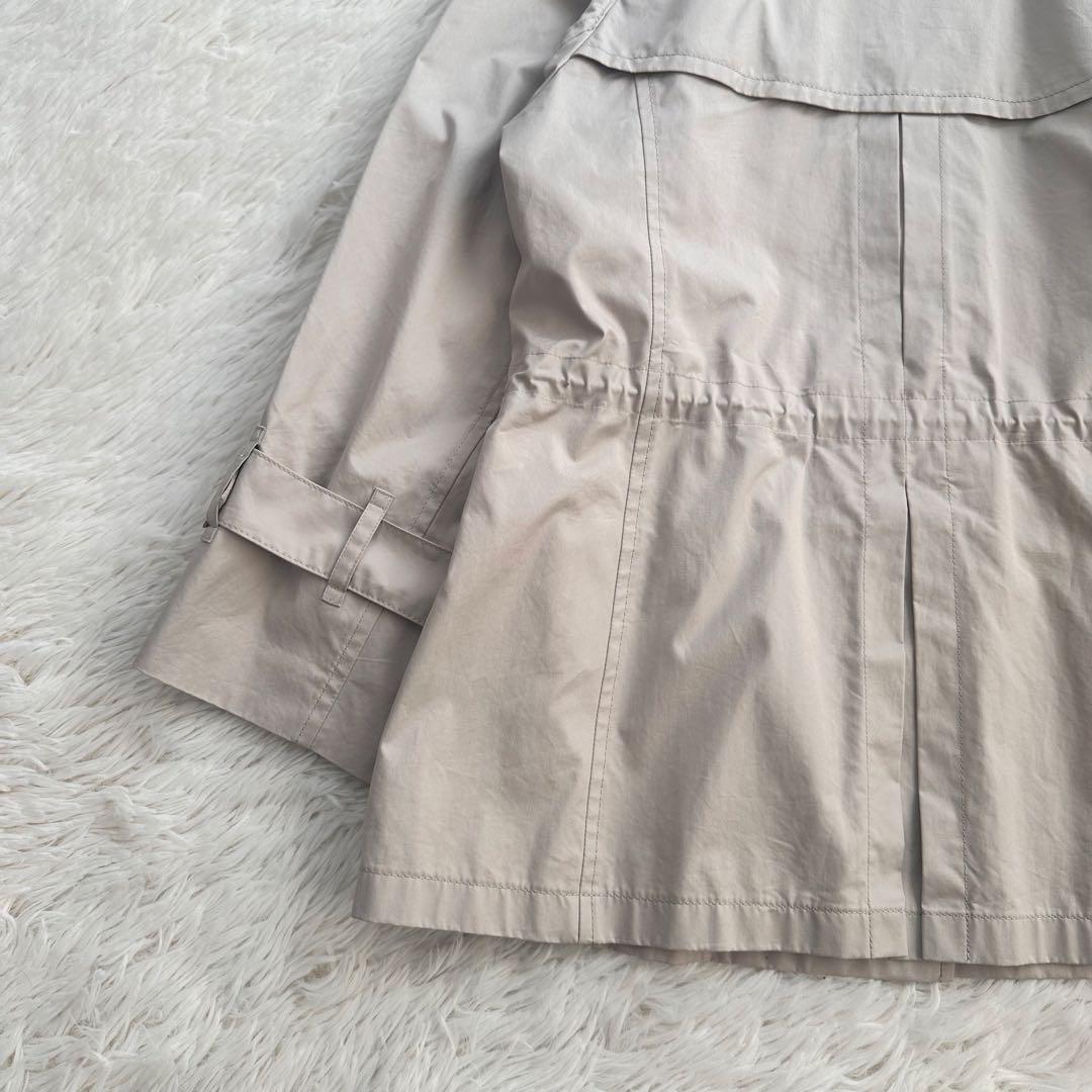 バーバリーロンドン トレンチコート ショート丈 ノバチェック ベージュ L 春物