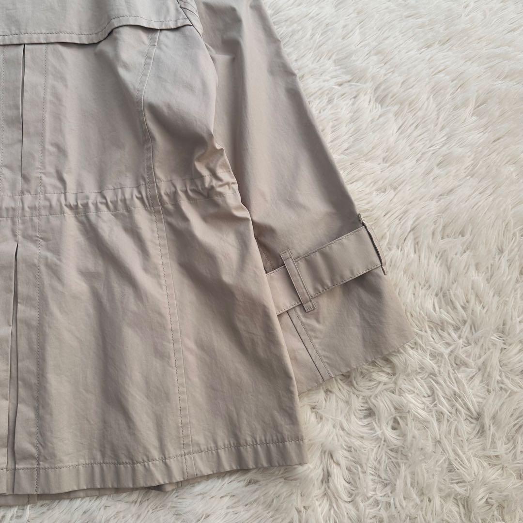 バーバリーロンドン トレンチコート ショート丈 ノバチェック ベージュ L 春物