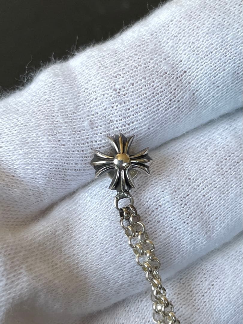 本物　クロムハーツダイスチャームさシングルピアス