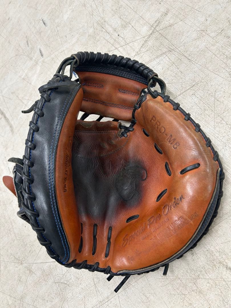 虎さん様専用ハタケヤマ フルオーダーPRO-M8 硬式キャッチャーミット黒