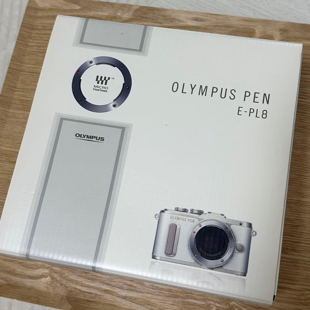 OLYMPUS PEN E-PL8 EZダブルズームキット ブラック