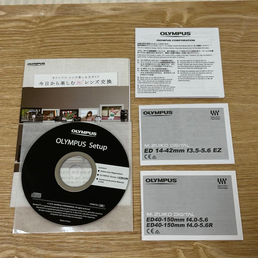 OLYMPUS PEN E-PL8 EZダブルズームキット ブラック