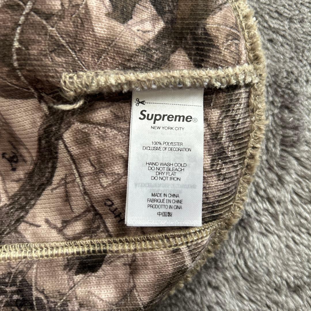Supreme カモフラージュ ニット帽
