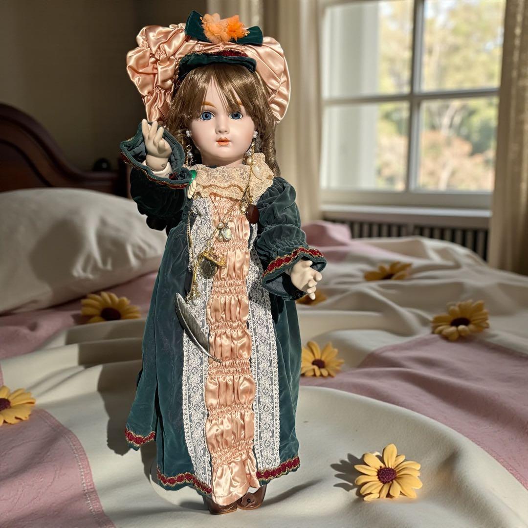 焼きみかん様専用 ビスクドール アーテー グリーン ピンク ロング