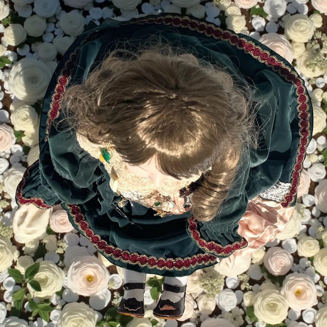 焼きみかん様専用 ビスクドール アーテー グリーン ピンク ロング