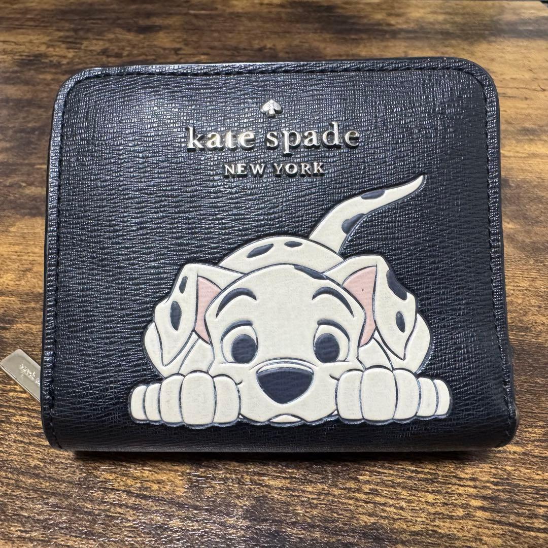 kate spade new york 101匹わんちゃん 二つ折り財布 - メルカリ
