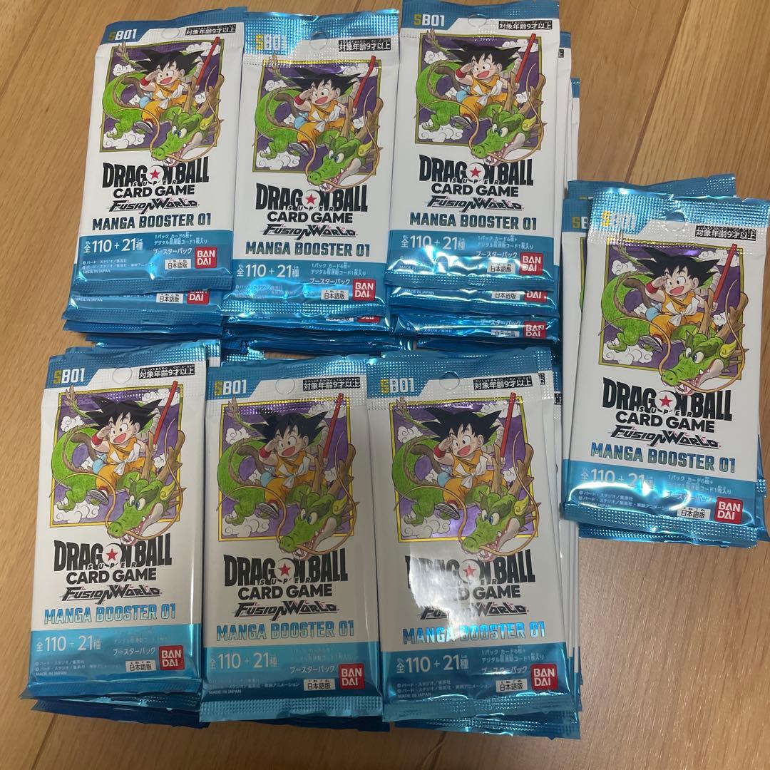 ドラゴンボールカード】MANGA BOOSTER01 サーチ済み 72パック - メルカリ