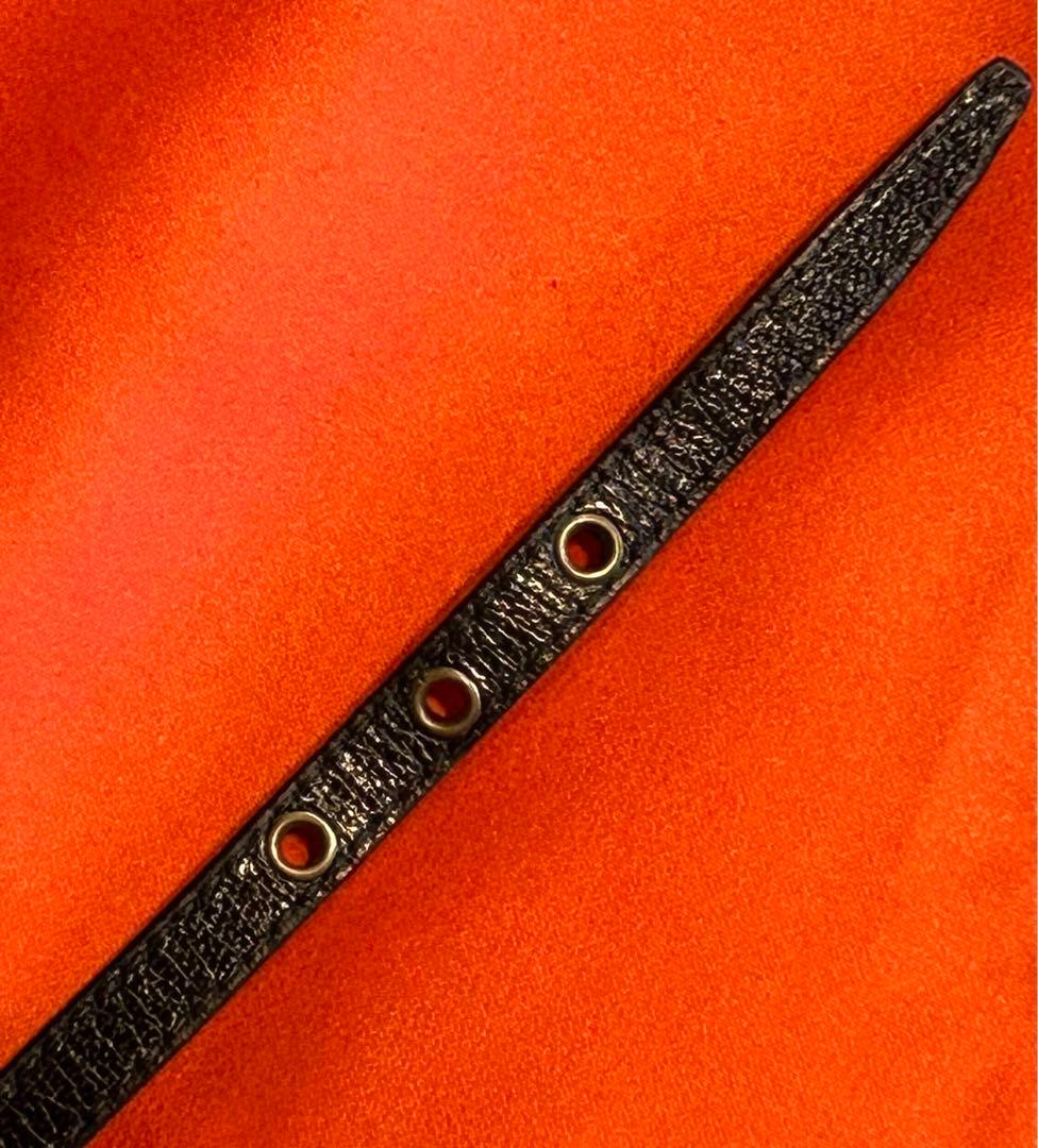 美品　ミュウミュウ　miu miu ベルト　オレンジ ポーチ付き