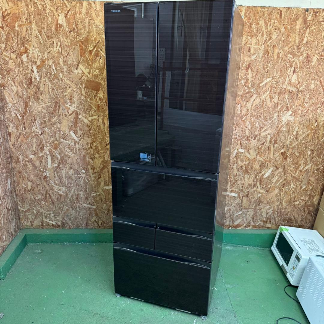 363 関東配送　冷蔵庫　大型　観音開き　6ドア　500Ｌ強　保証込　家庭向け