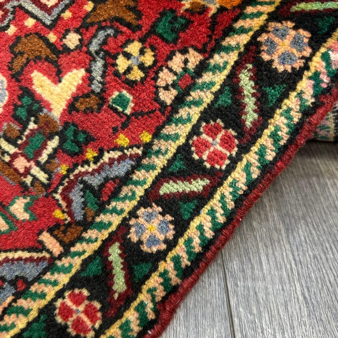 78x49ペルシャ絨毯年代織りハマダン絨毯ヴィンテージ絨毯