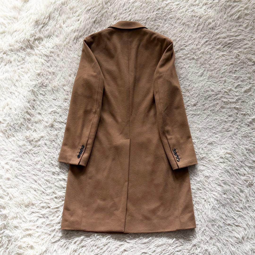 <23AW> LARDINI 新ロゴ キャメル ウール チェスターコート 44