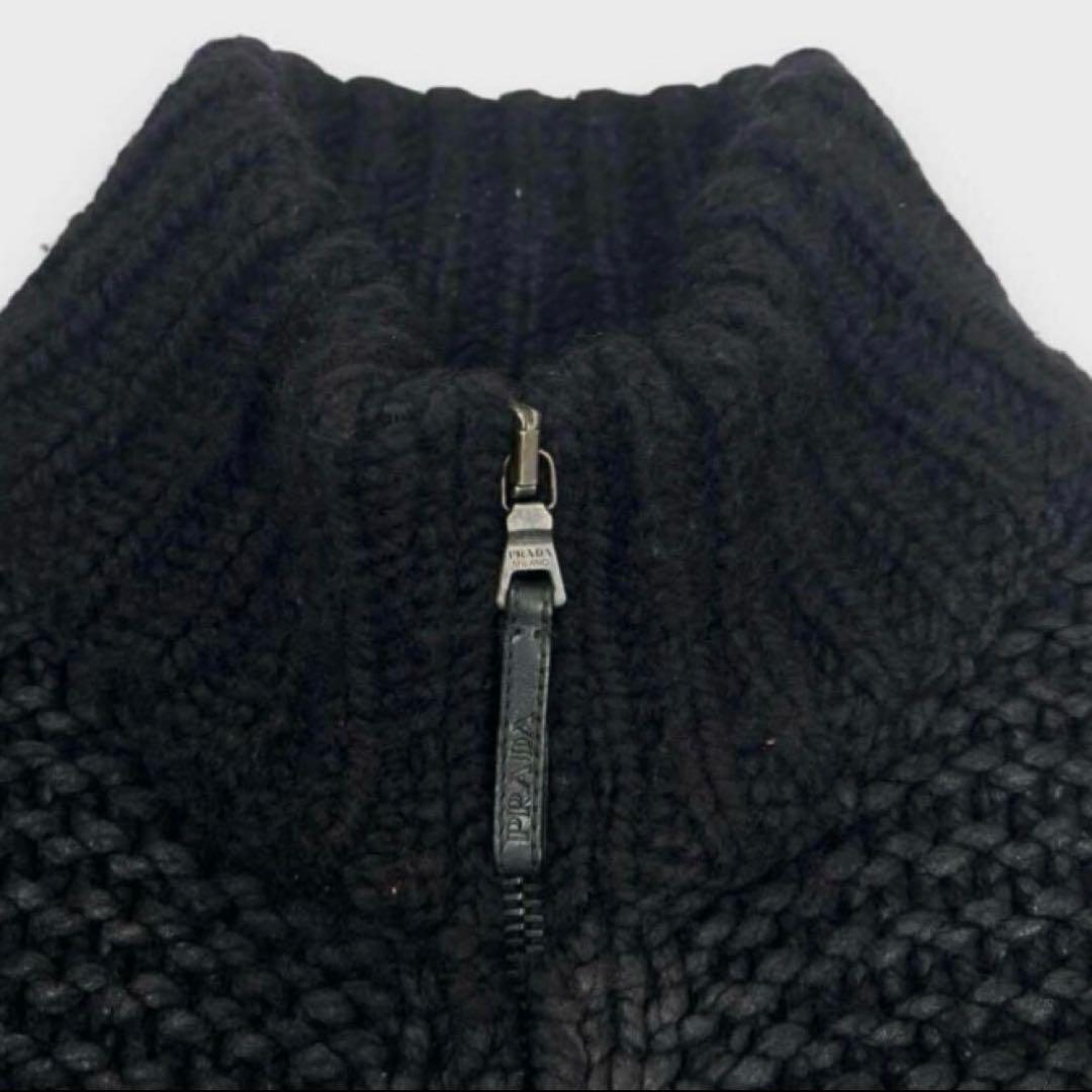 ※専用PRADAドライバーズニット ウール100% size 48 Black