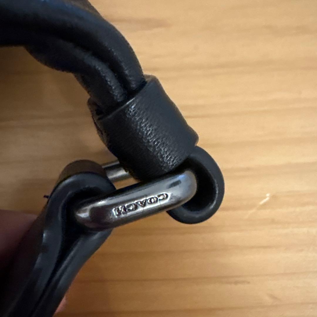 COACH ボディバッグ ブラック　ウエストポーチ