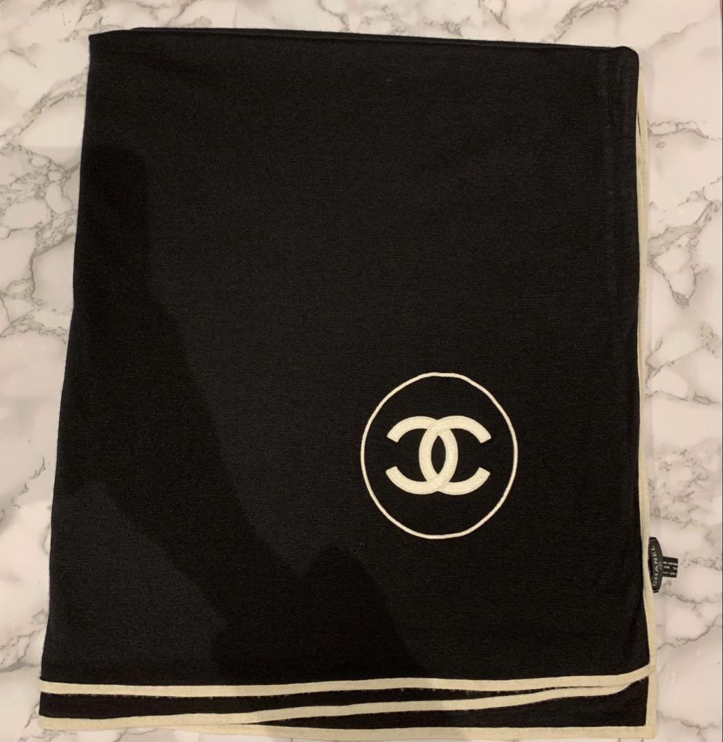 シャネル　2019SS ロングストール　 ブラック　CCマーク　ココマーク