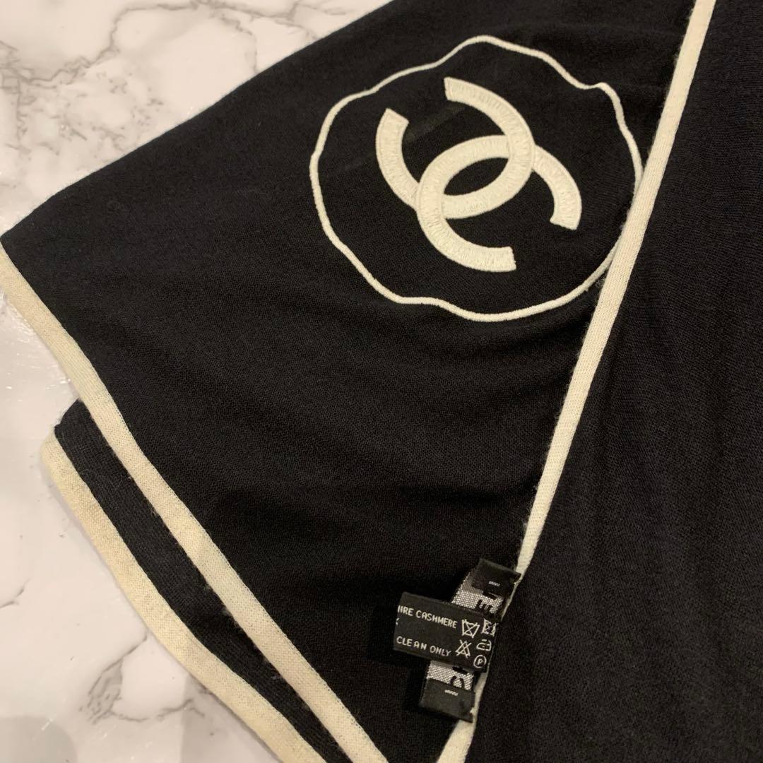 シャネル　2019SS ロングストール　 ブラック　CCマーク　ココマーク