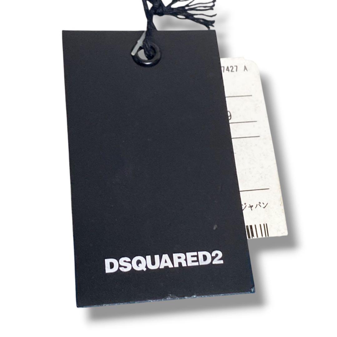 ディースクエアード 良品 タグ付き イタリア製 スクエアロゴバックル ベルト