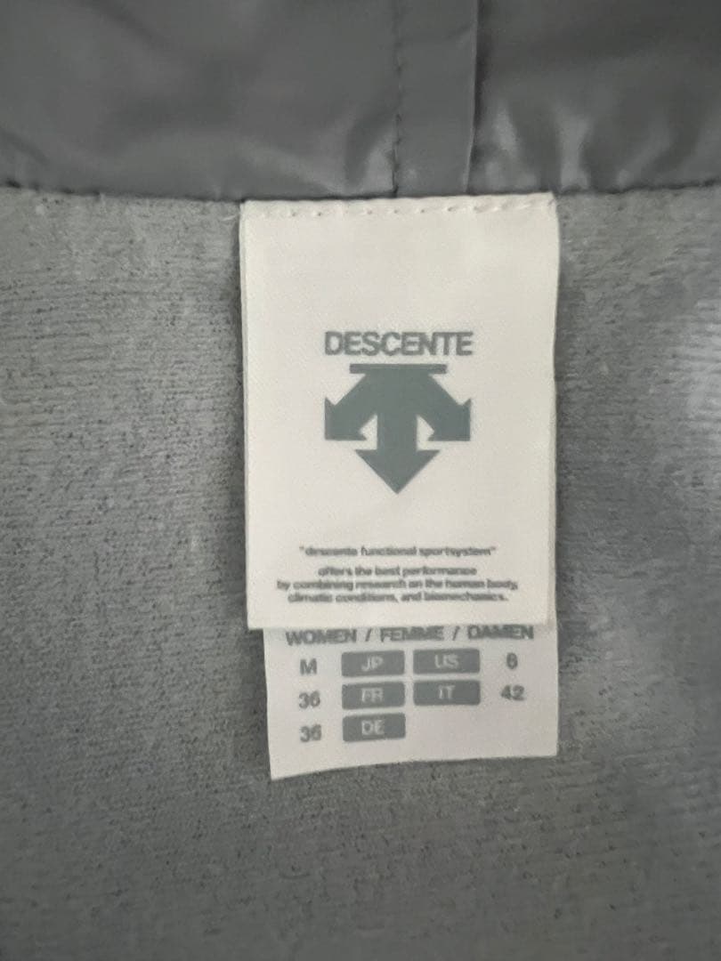 デサント オガサカスキー ウインドブレーカー セットアップ ネイビー　M