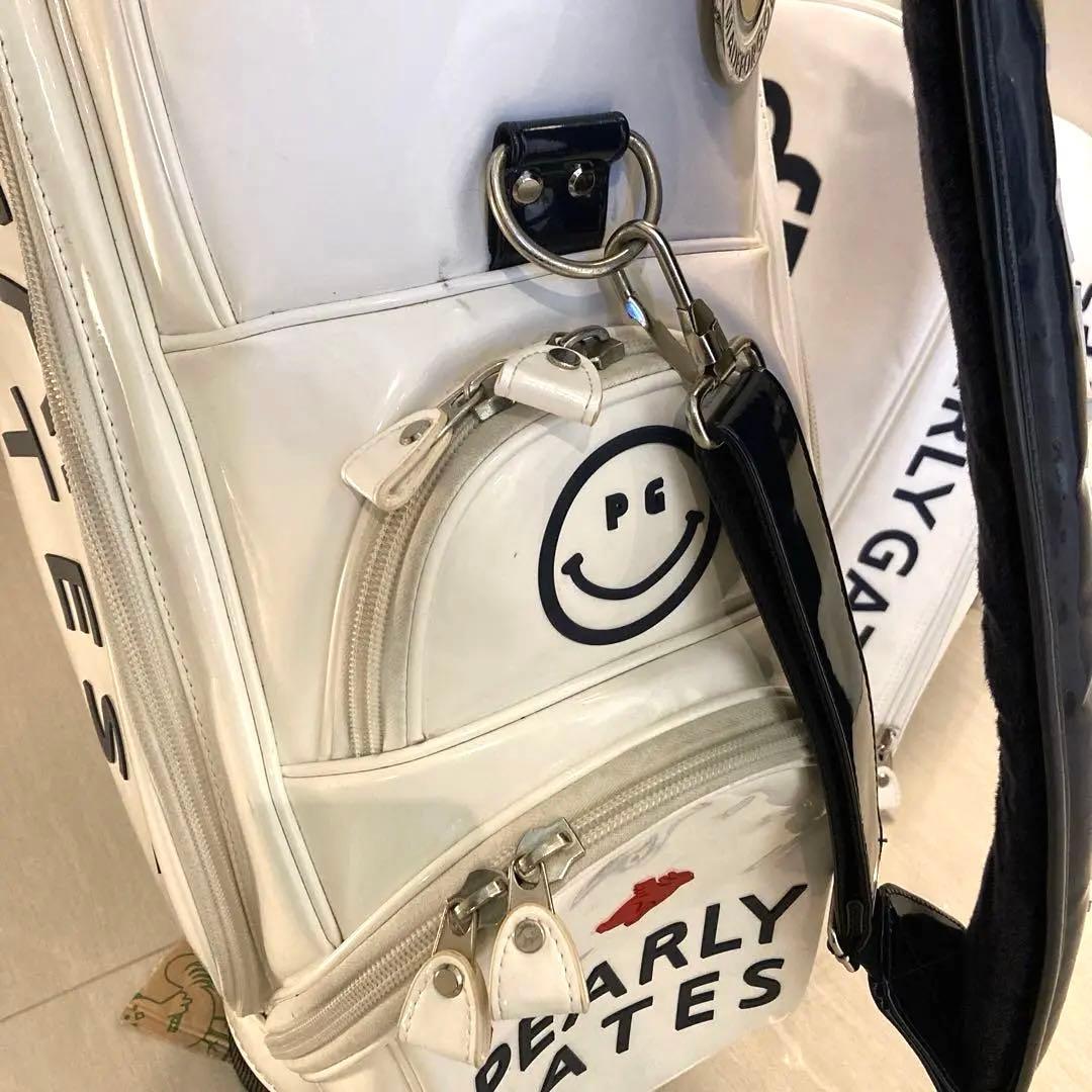 パーリーゲイツ　キャディバッグ　ゴルフバッグ　　　白　ホワイト