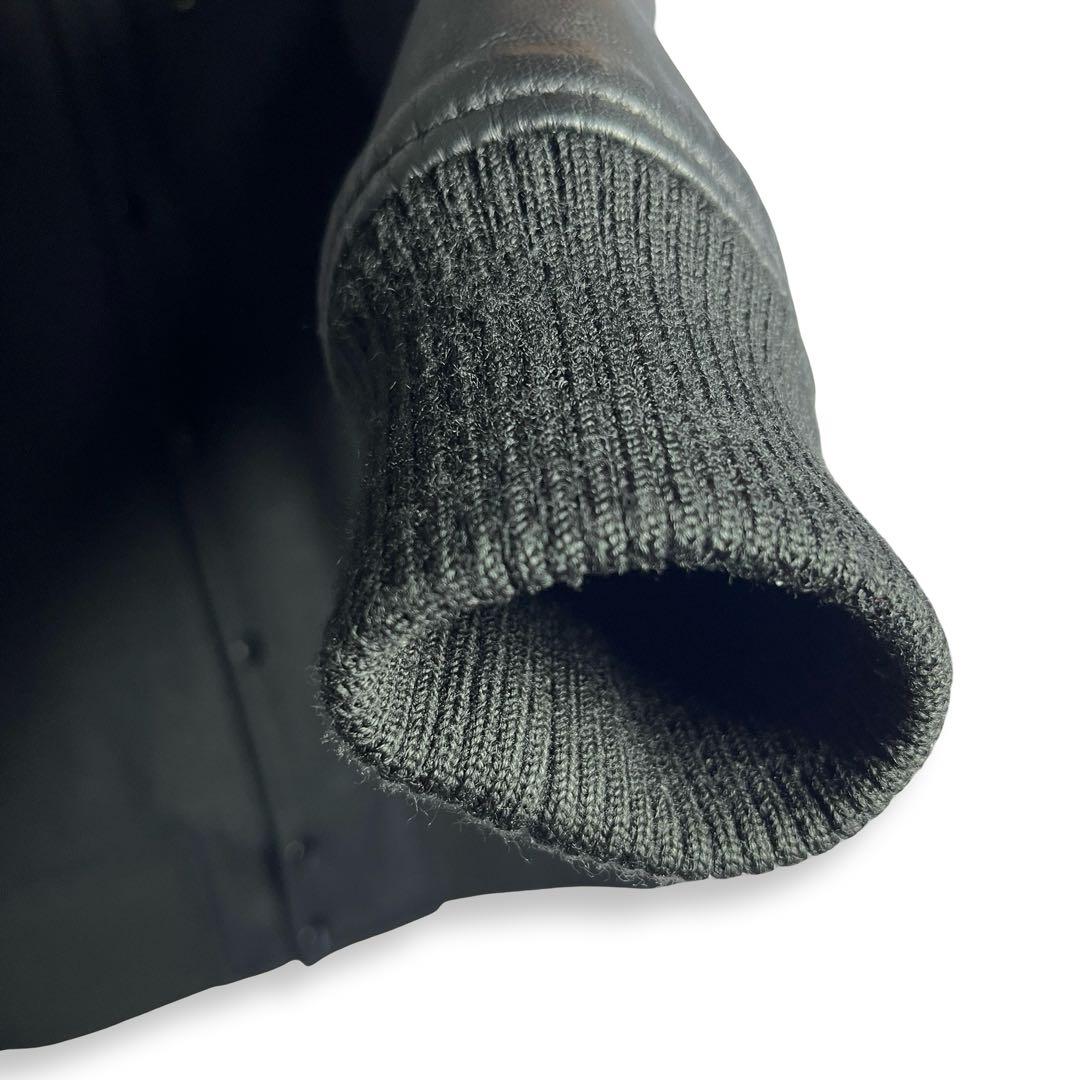 lucky clond♪美品✨アーバンリサーチiD スタジャン 袖レザー