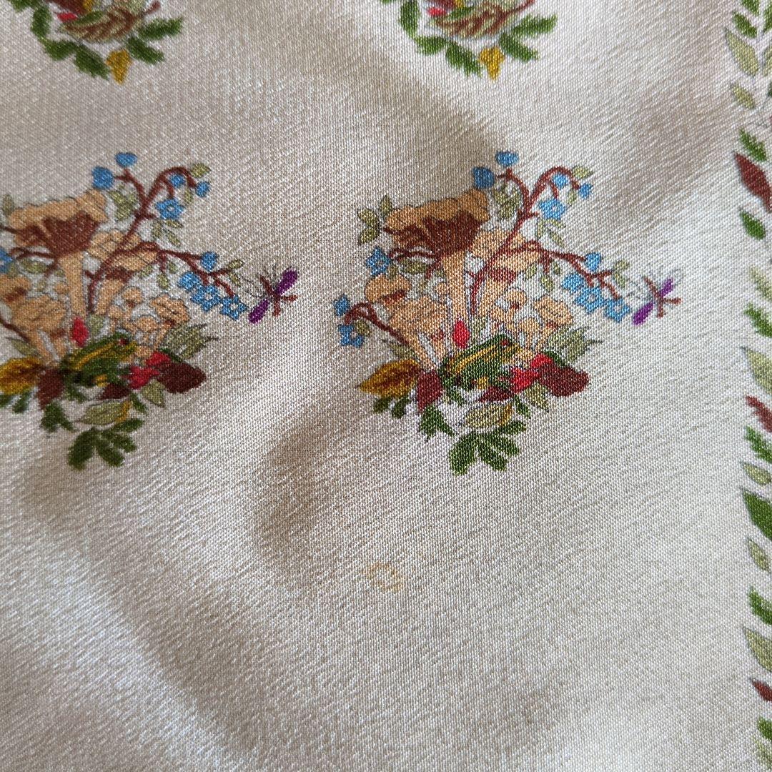 GUCCI 花とキノコのシルクスカーフ 88cm ファッション レディース 小物