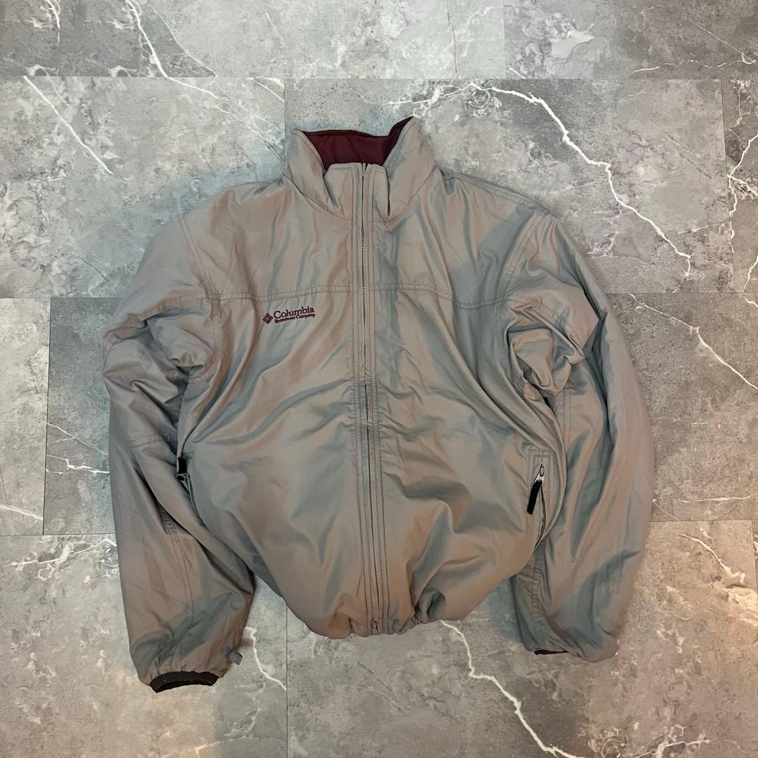 90s 00s y2k columbia puff jacket テック系