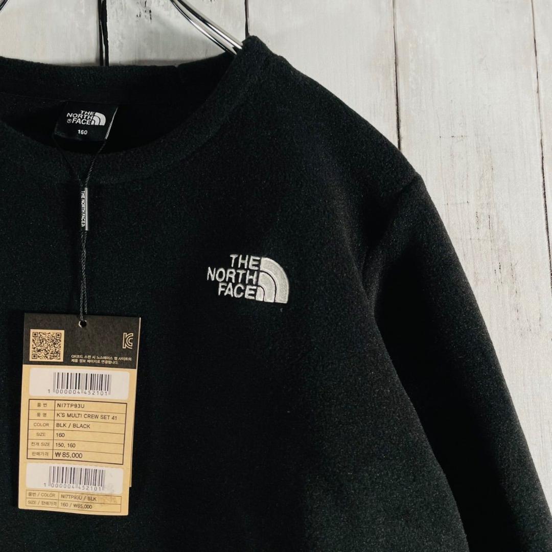 ザノースフェイス フリース マルチクルー セットアップ 160 ブラック