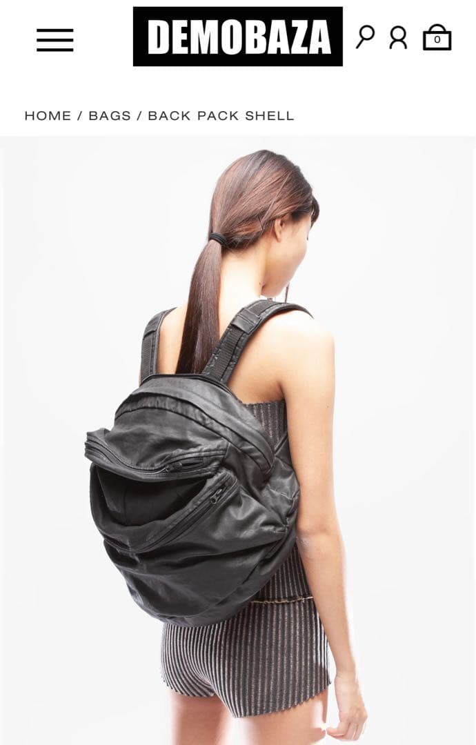 DEMOBAZA バックパックシェル